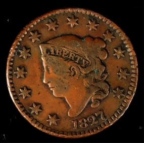 1827 Matron Head Cent