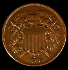 1865 2 Cent Piece