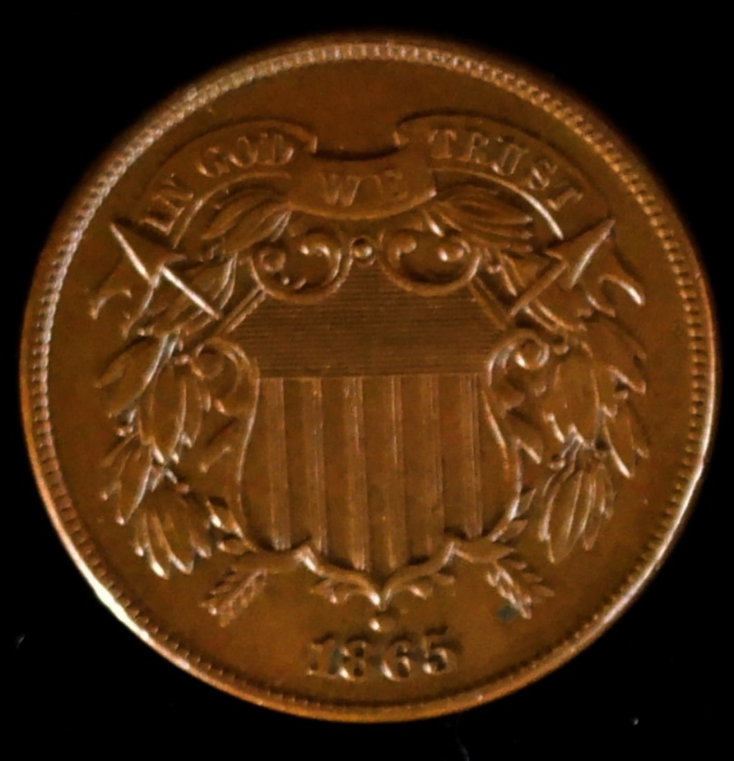 1865 2 Cent Piece (1 of 2)