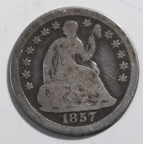 1857-O Liberty Seated Half Dime