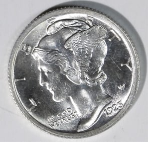 1923 Mercury Dime