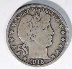 1915-D Barber Half Dollar