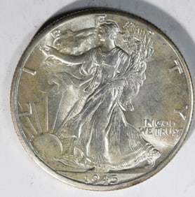 1945-D Walking Liberty Half Dollar