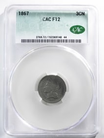 1867 Three Cent Nickel