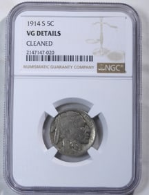 1914-S Buffalo Nickel