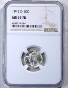 1945 D Mercury Dime