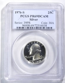 1976-S Silver Washington Quarter
