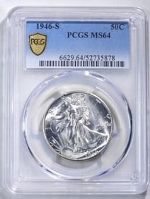 1946-S Walking Liberty Half Dollar