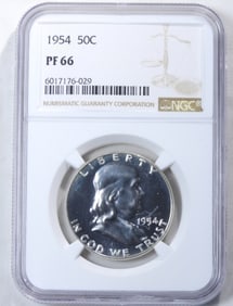 1954 Franklin Half Dollar