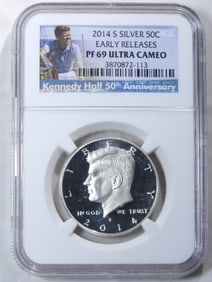 2014-S Silver Kennedy Ultra Cameo