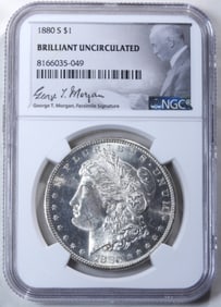 1880-S $1 Morgan BU