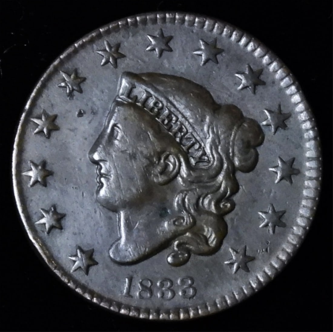 1833 Large Cent (1 of 2)