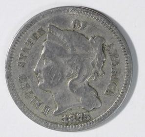 1875 3 Cent Nickel