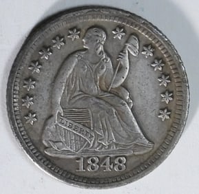 1848-O Liberty Seated Half Dime