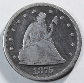 1875-CC Twenty-Cent Piece