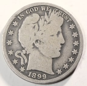 1899-O Barber Half Dollar