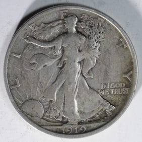 1919-D Walking Liberty Half Dollar