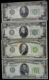 Old U.S. Currency Lot