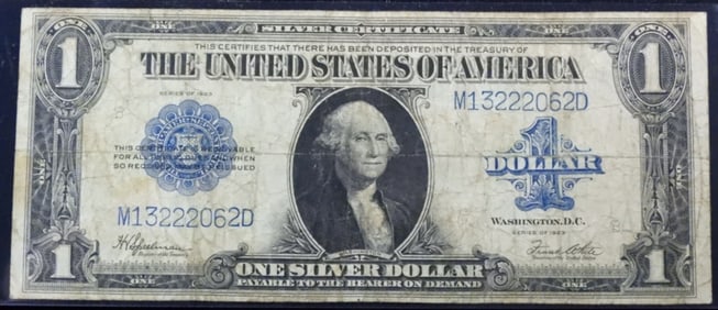 1923 $1 Silver Certificate