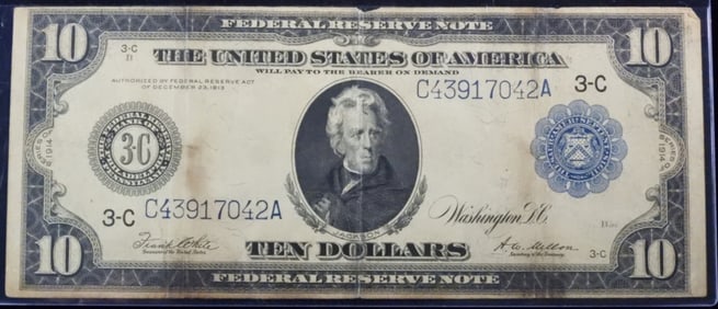 1914 $10 Federal Reserve Note
