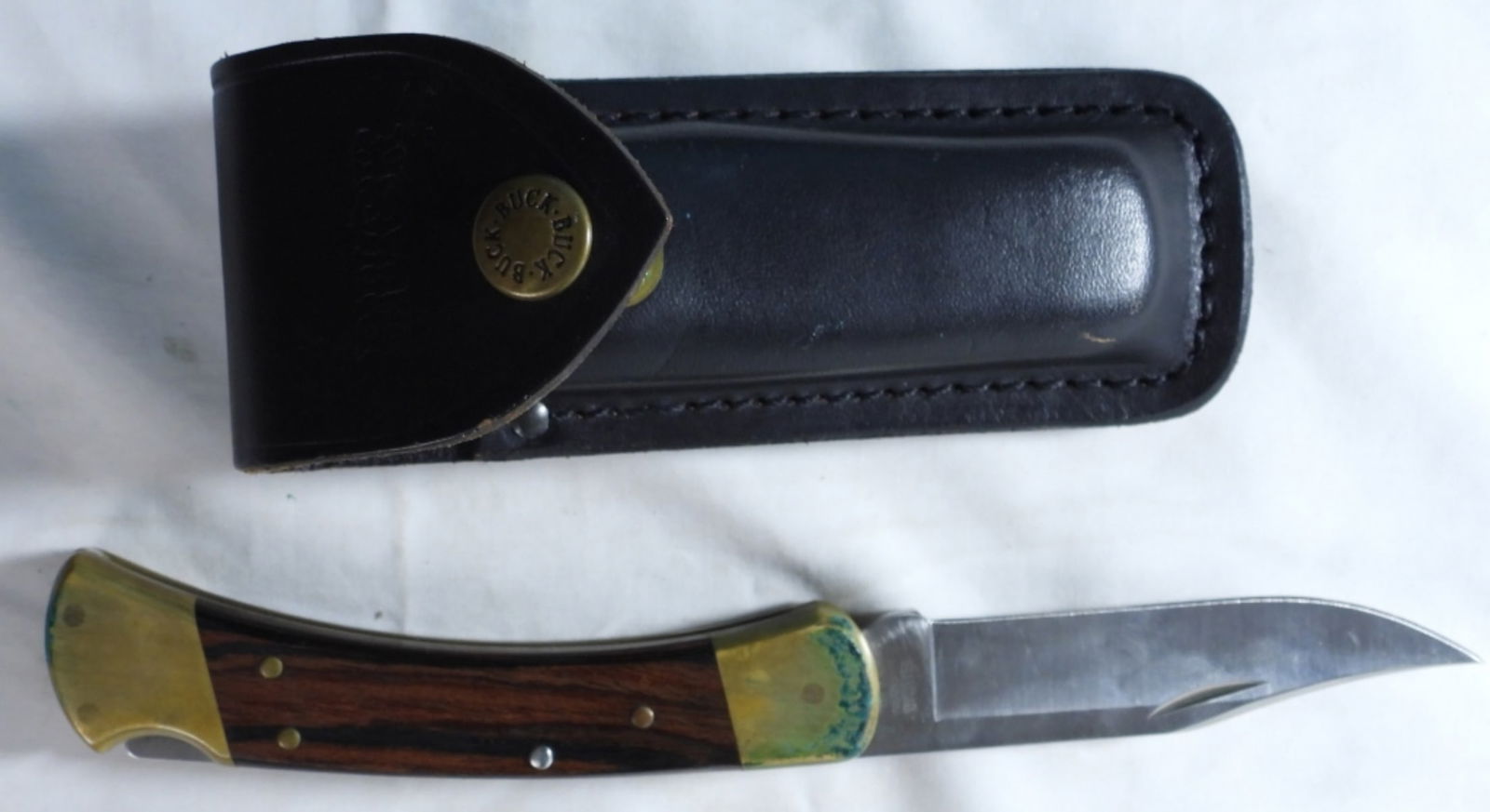 Buck 110 Lock Back Folding Pocket Knife (1 of 2)