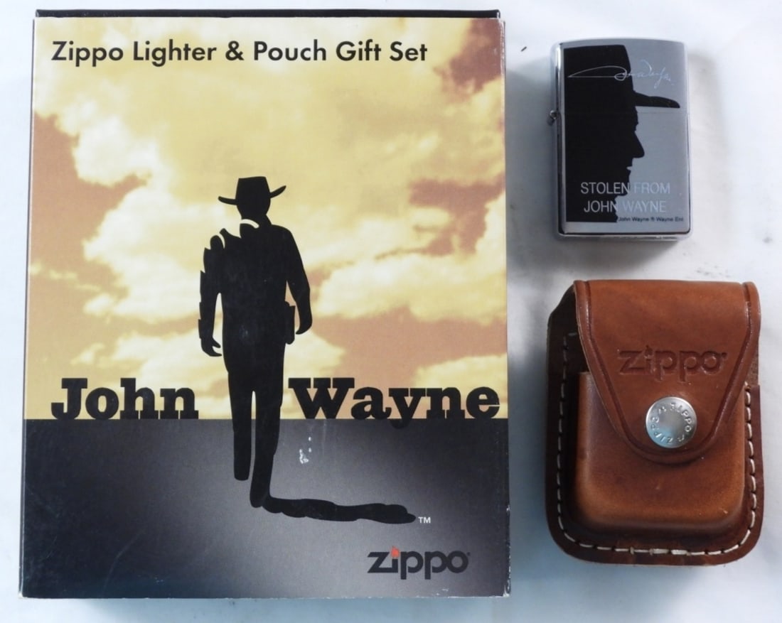 "Stolen From John Wayne" Zippo Set, Sealed (1 of 4)