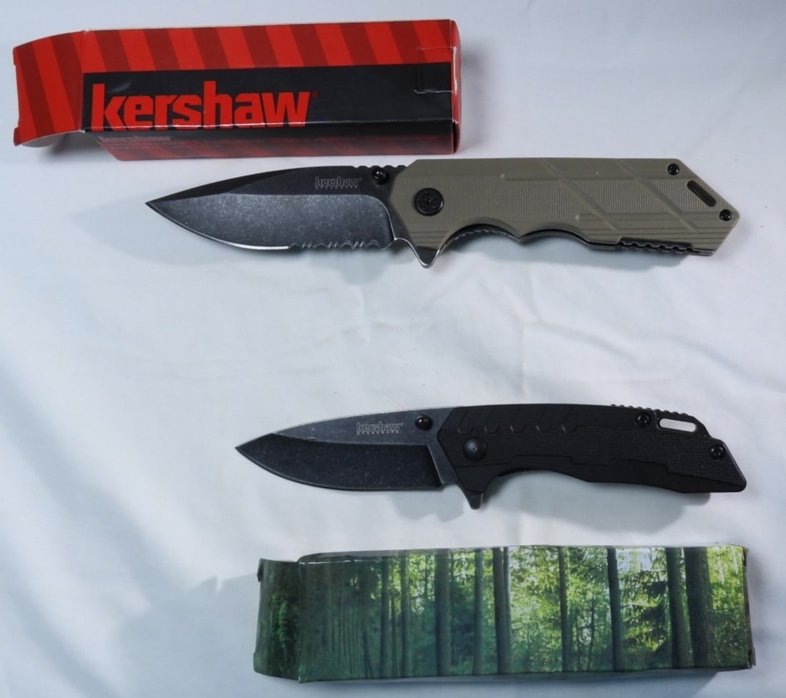 (2) Kershaw Speedsafe 1336WM: New in a box with a belt clip
