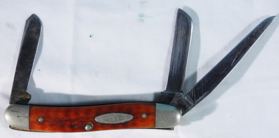 Case XX Three-Blade Pocket Knife Used