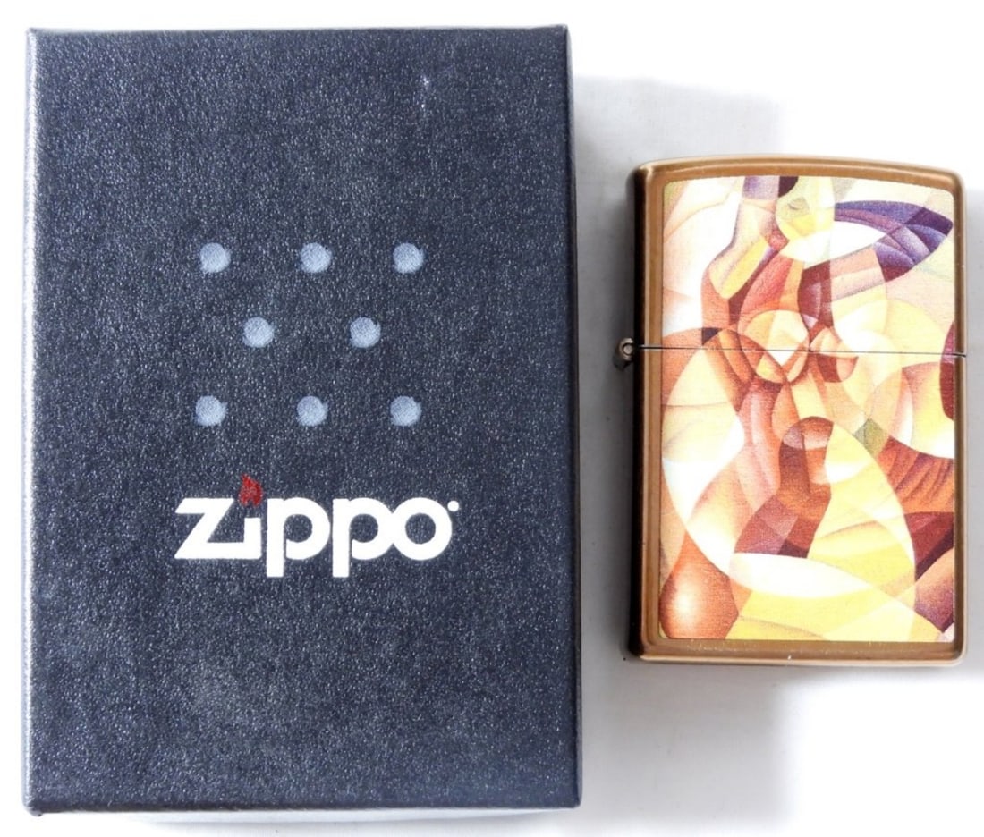 Zippo Art Deco Girl 2013, Sealed: In a box, 2013, sealed.