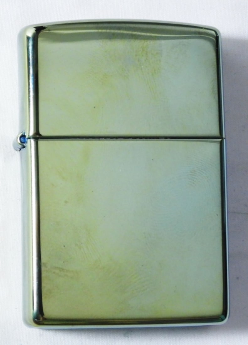 Teal Chrome Zippo Lighter 2022, Unfired (1 of 4)