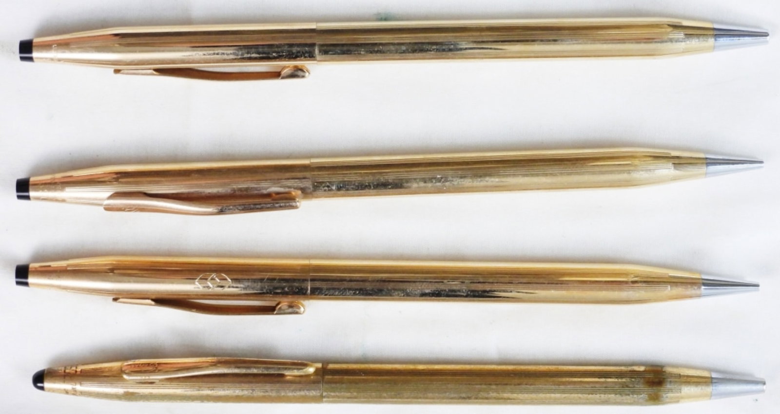 (2) Pens & (2) Pencils: No box, fair condition