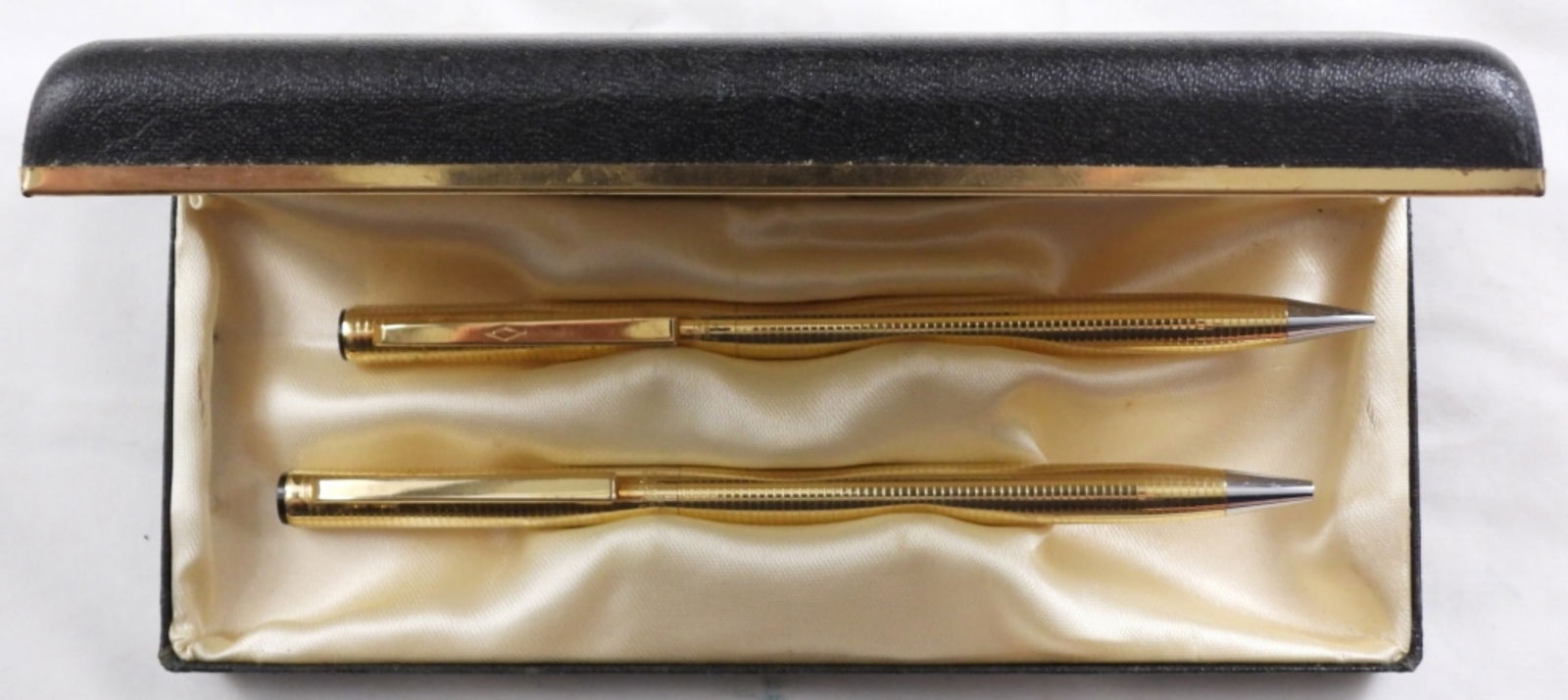 (1) Anson 360 Gold-Tone Pen & (1) Pencil: Good condition, in box.