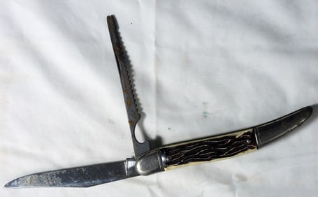 Colonial Two-Blade Fish-Knife