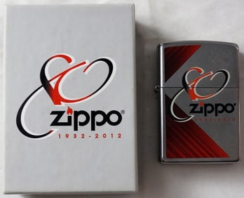 2012 Zippo 80th Anniversary Zippo, Sealed