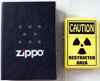 2012 Caution Zippo, Sealed