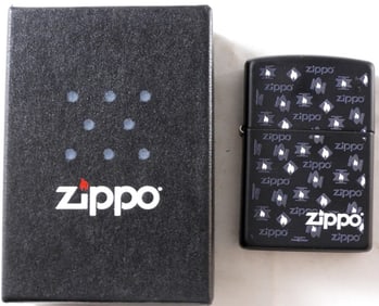 2011 White Flames Zippo, Not Sealed