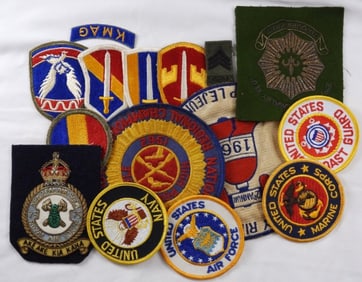 Mixed Lot Of Military & War Patches