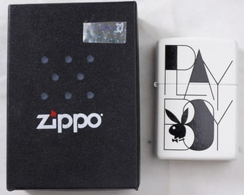 2012 Playboy Black White Zippo, Sealed