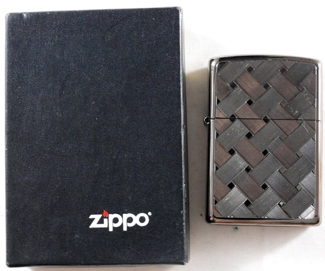 2003 Mightnight Weave-Black Ice, Not Sealed: Comes in a Zippo box, not sealed, unfired