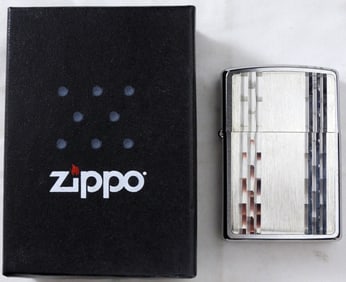 2011 Chrome Design Zippo, Sealed