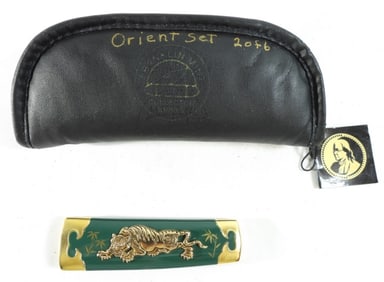 Franklin Mint Tanto Collectible Knife-Tiger