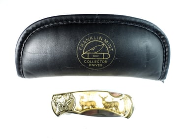 Franklin Mint Collector Knife-Wildlife