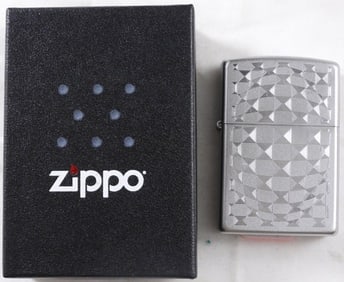 2012 Cut Glass Zippo, Sealed