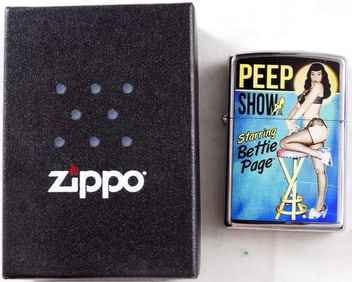 2014 Peep Show Zippo, Sealed