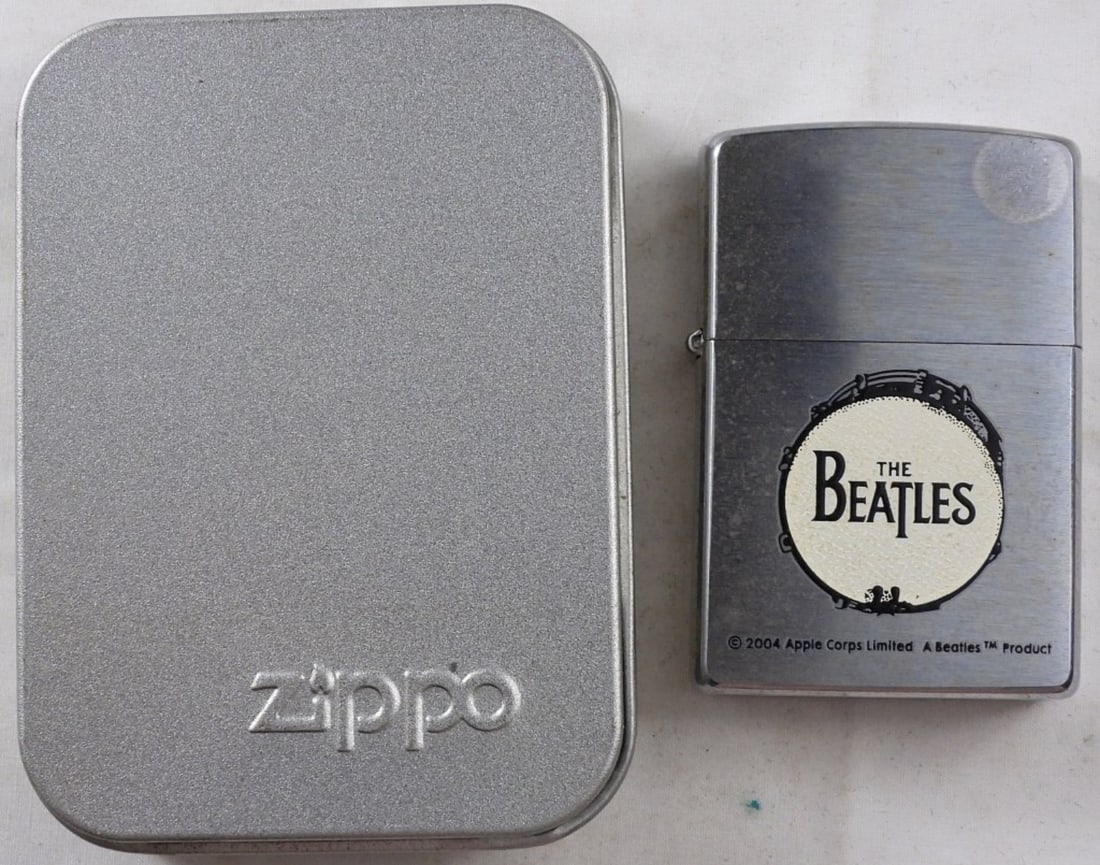 2004 Beatles Drum Zippo, Sealed (1 of 4)