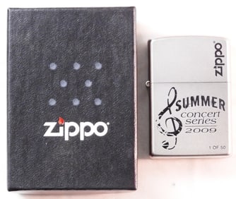 2009 Summer Concert Series Zippo, Sealed