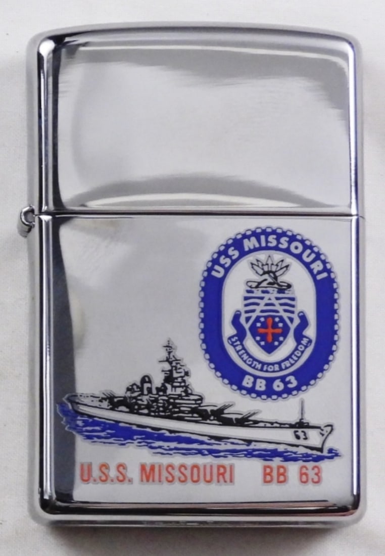U.S.S. Missouri BB63 Zippo 2009, Sealed (1 of 3)