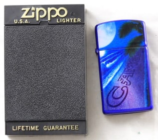 Slim "Camel, Life A Beach" Zippo, Sealed