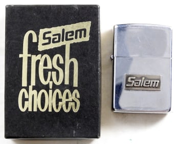 1991 Salem Logo Zippo, Fired