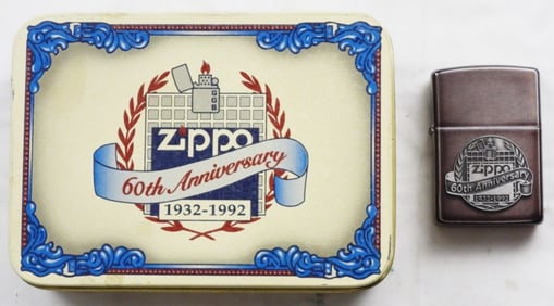Zippo 60th Anniversary Lighter, Unfired